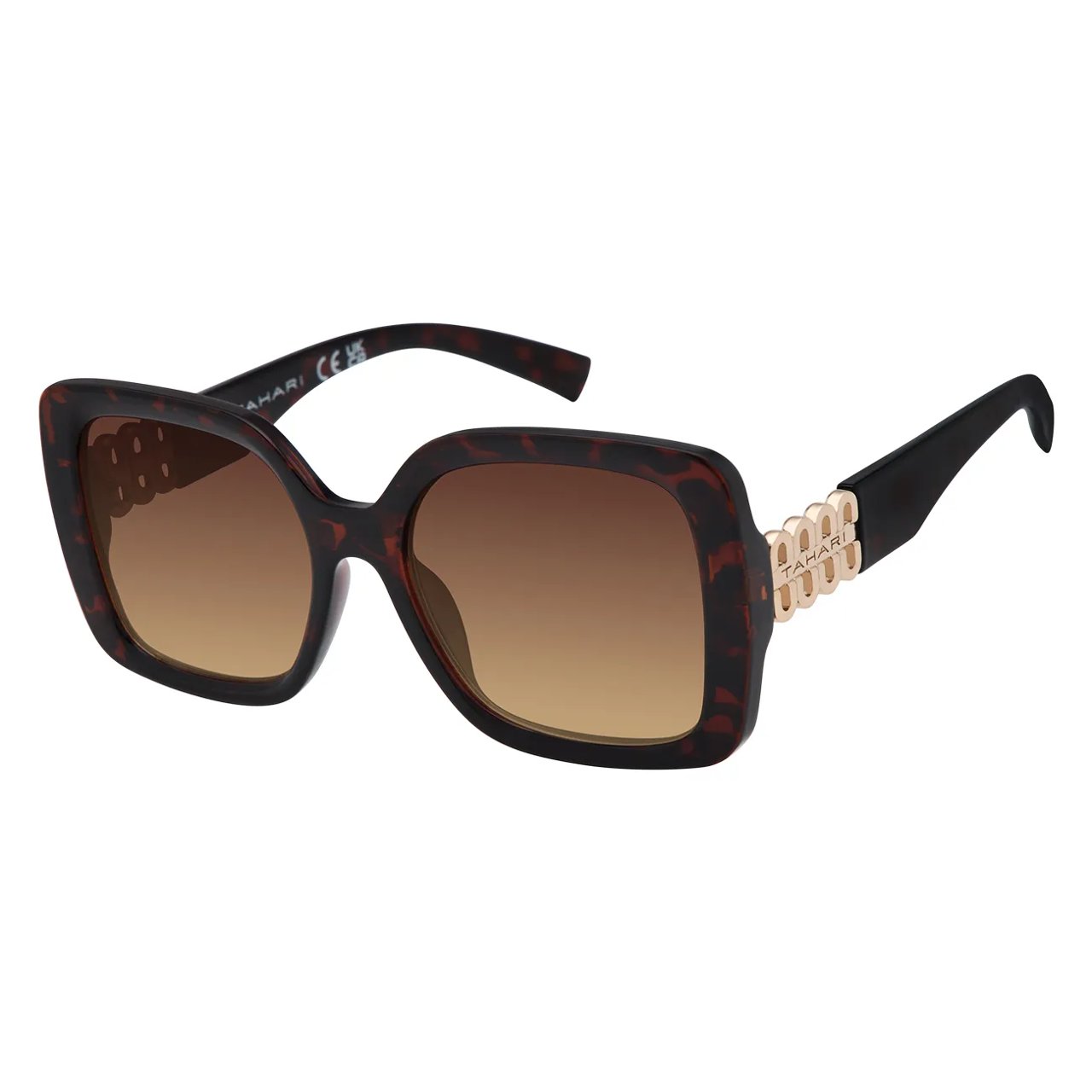 Women's Glam Textured Temple Sunglasses
