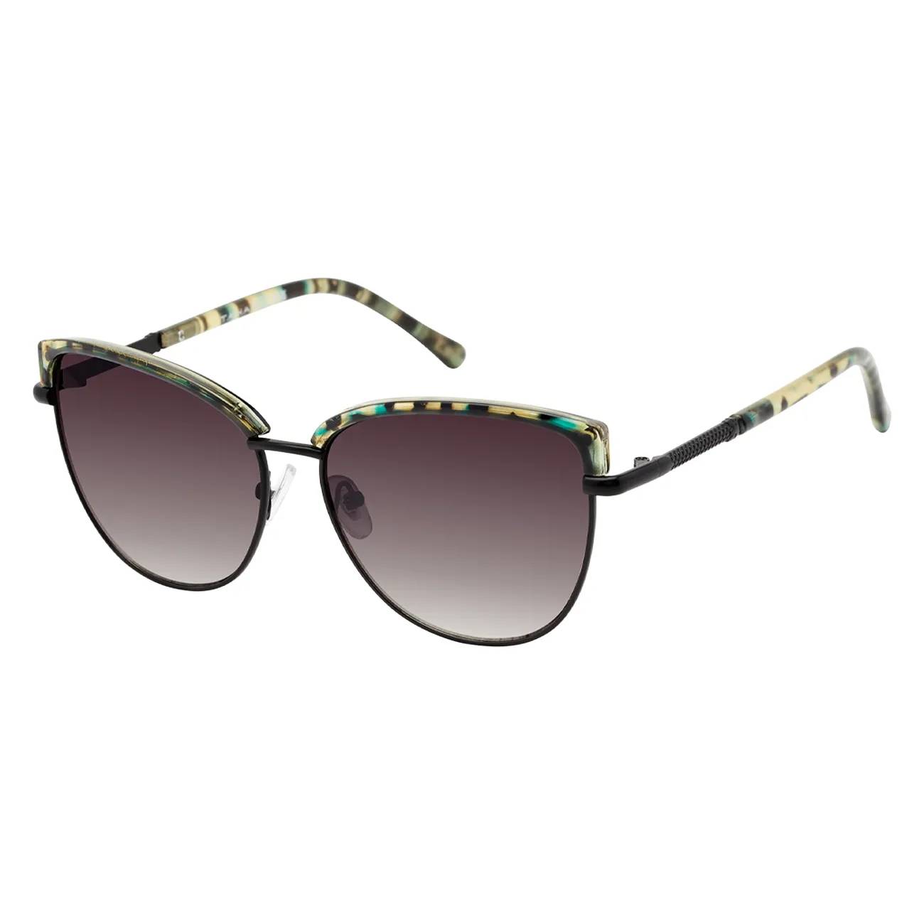 Tahari Covered Brow Cat Sunglasses