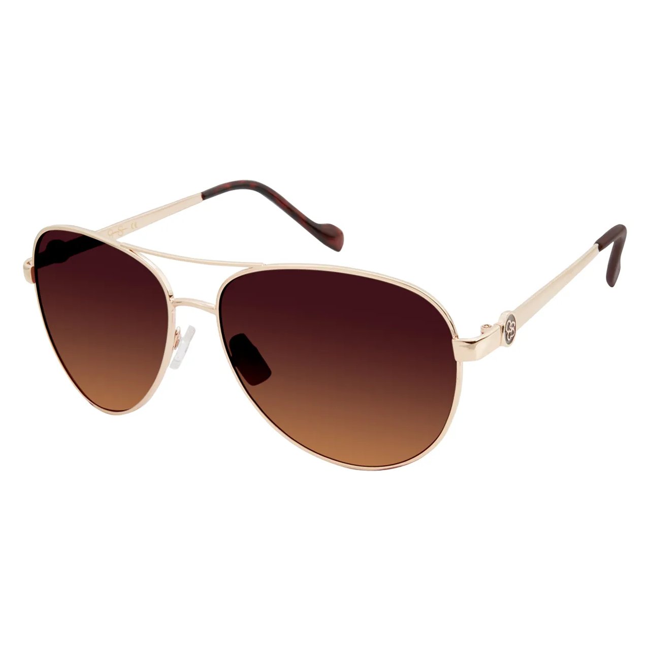 Women's Metal Aviator Sunglasses