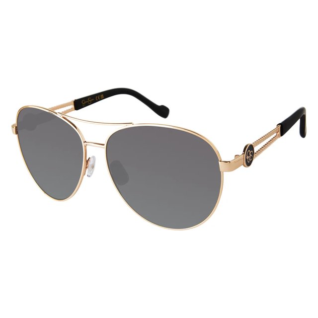 Women’s Open Temple Aviator Metal Sunglasses