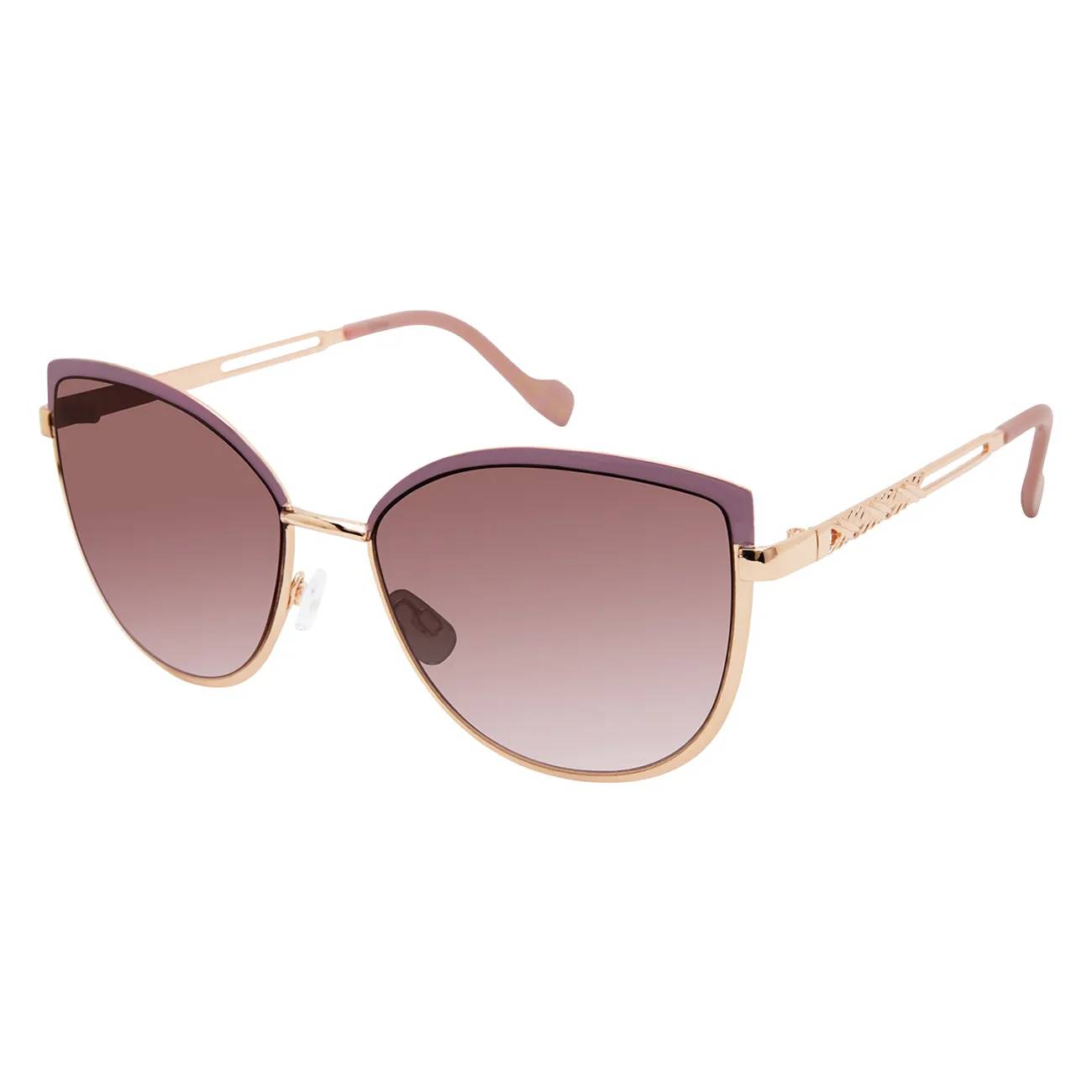 Jessica Simpson Women's Enml Brow Cat Sunglasses