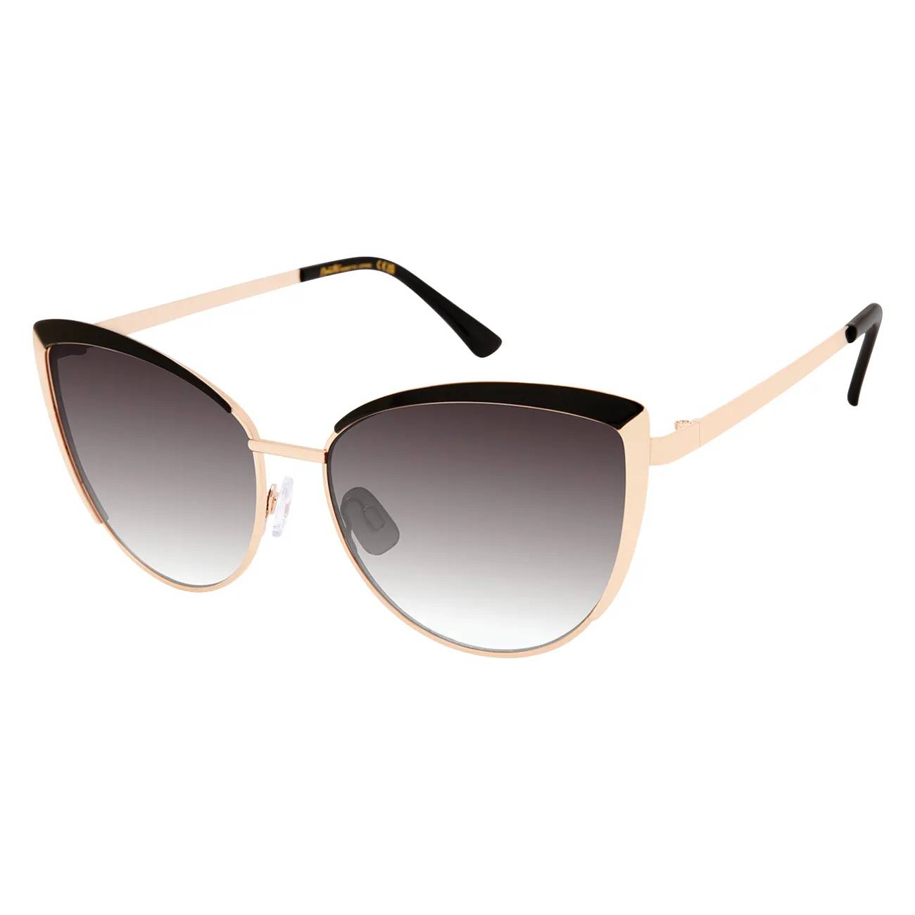 Nanette Lepore Women's Enamel Brow CatEye Metal Sunglasses