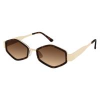 Women's Slim Geo Sunglasses GOLD TORT view