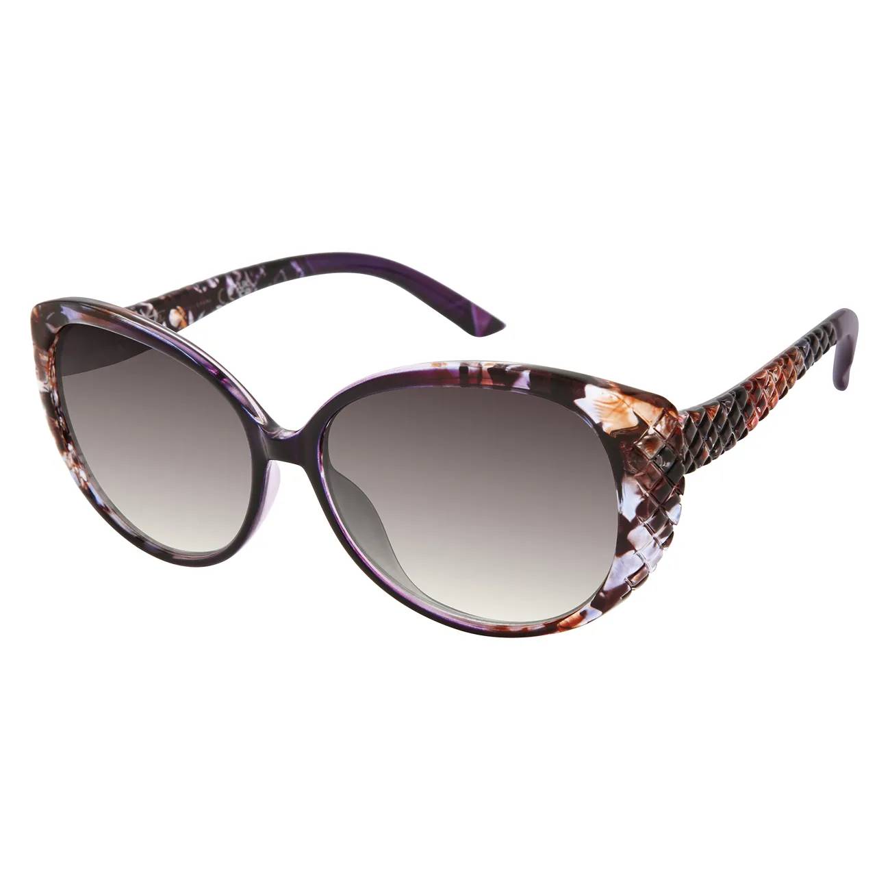 Nanette Lepore Women's Quilted Floral Cat Sunglasses