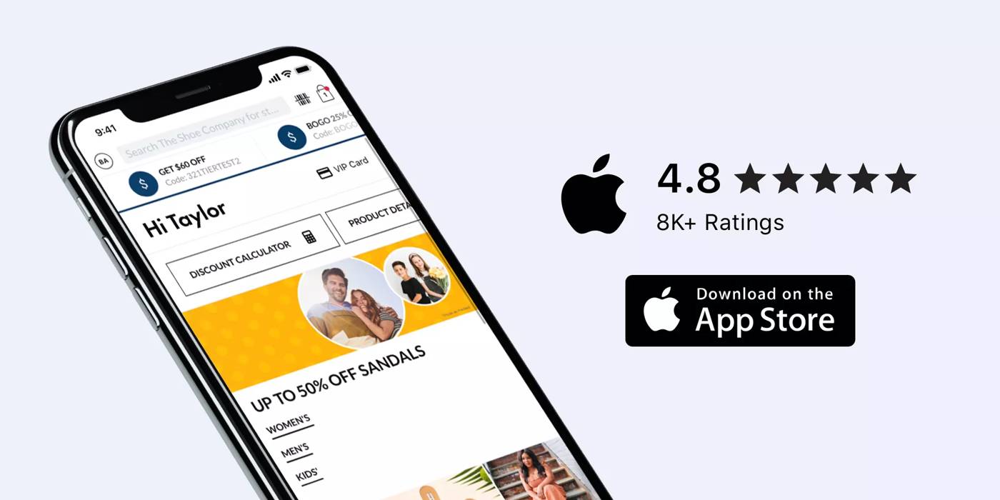 Download The Shoe Company App on the App Store