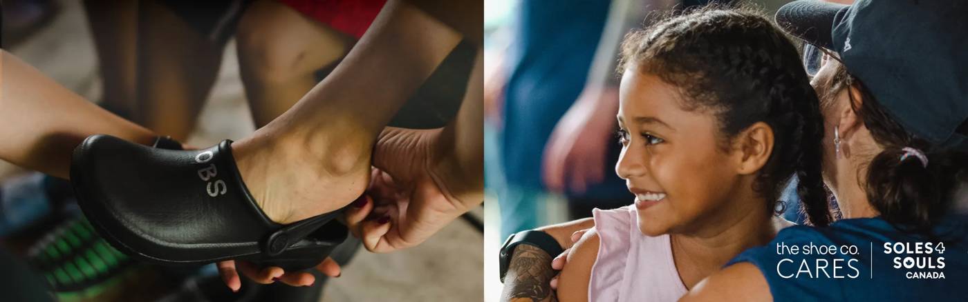 The Shoe Co. cares. Soles4Souls Canada.