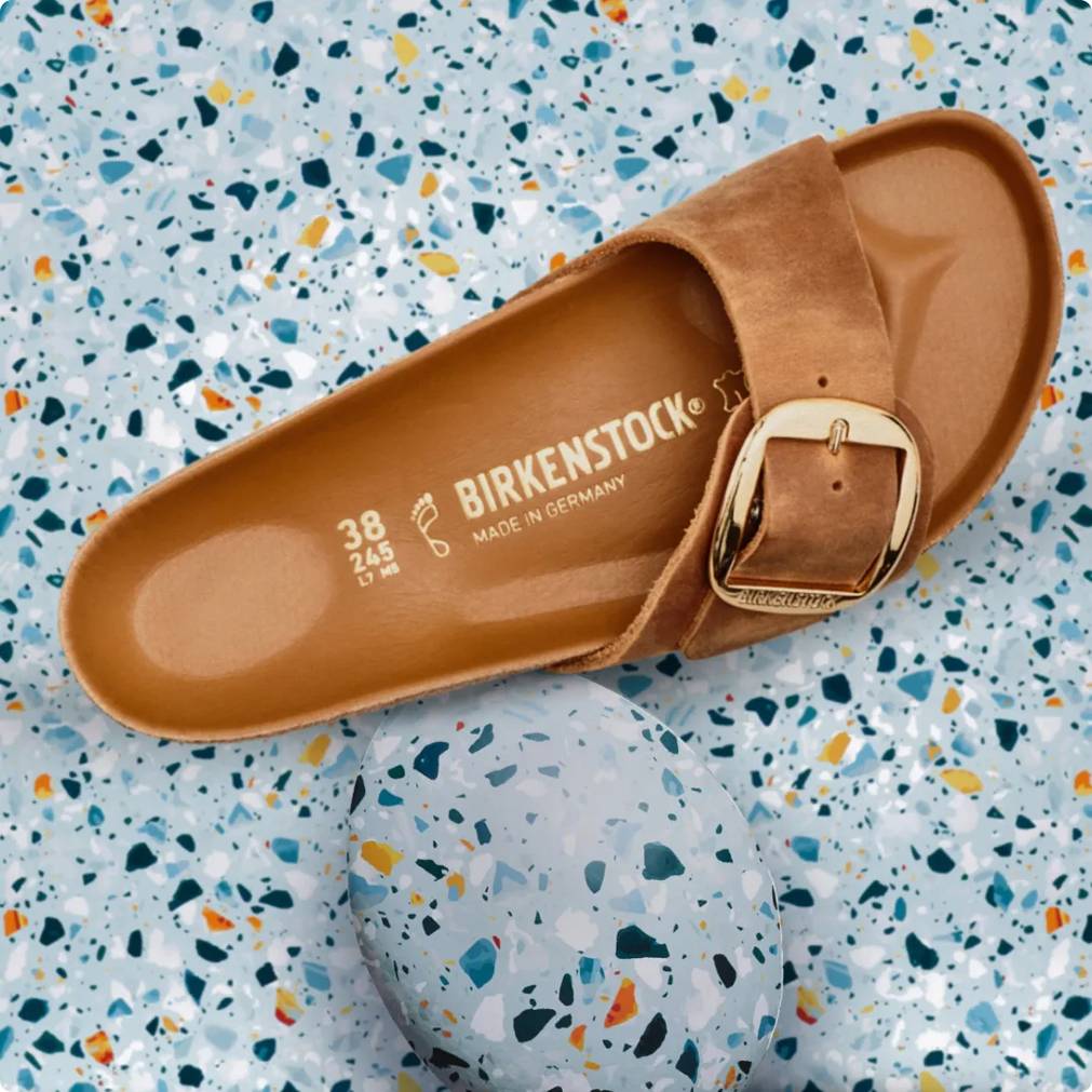 Brown Birkenstock Big Buckle sandal