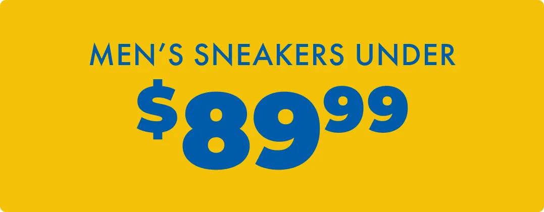 Men's Sneakers Under $89.99