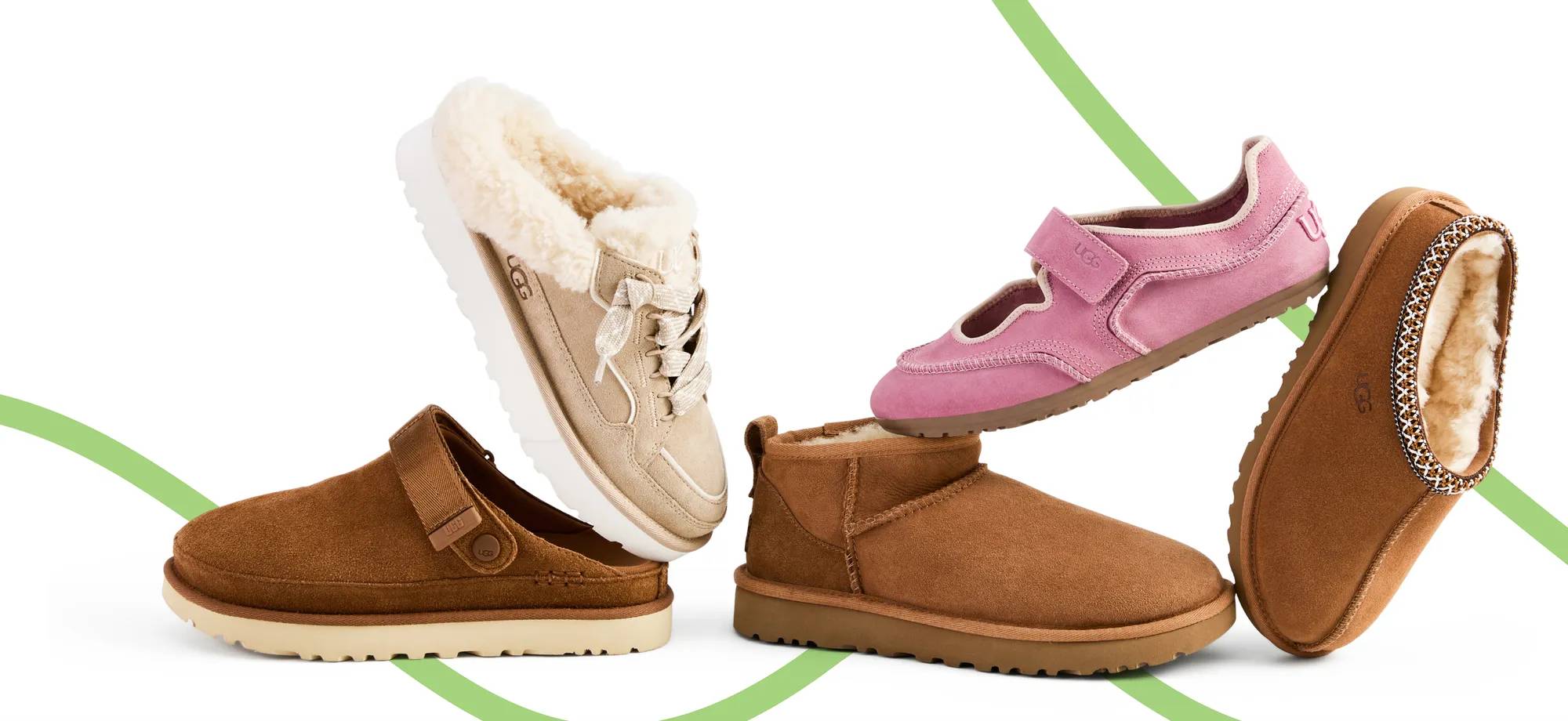 Assortment of UGG shoes