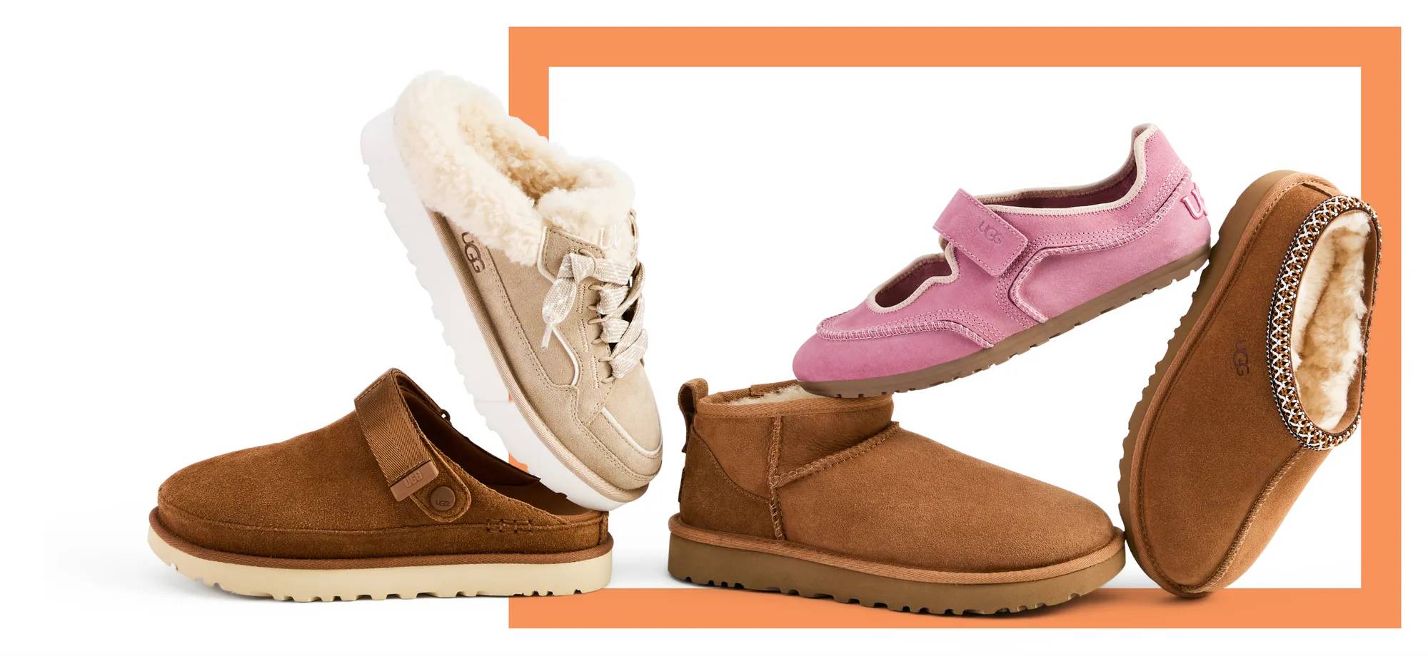 Assortment of UGG shoes