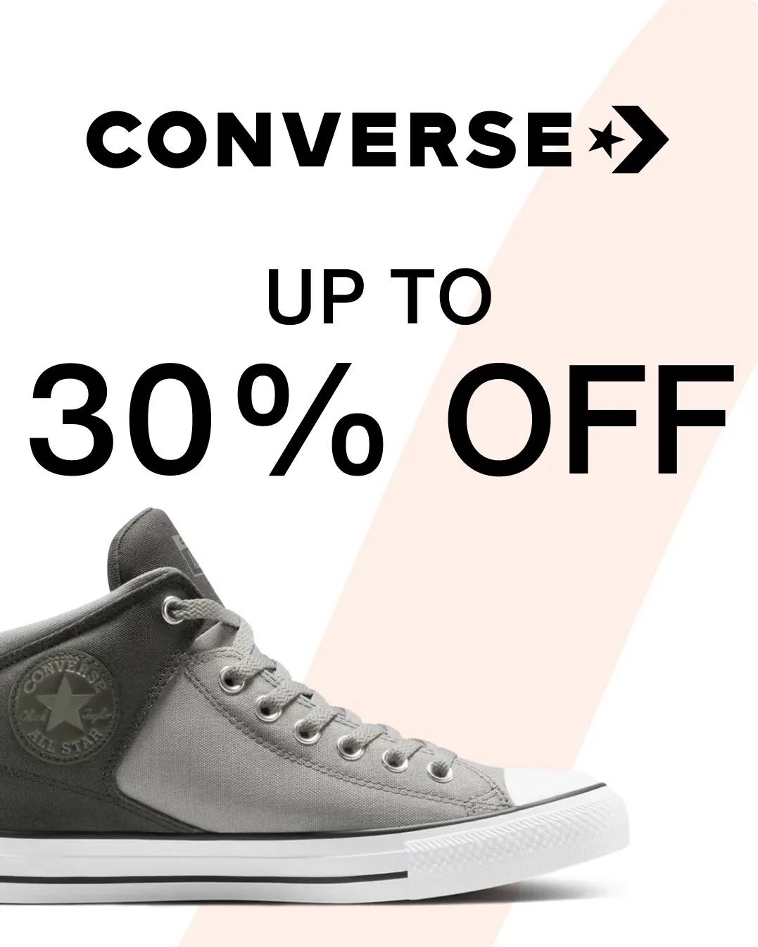 Shop up to 30% off Converse
