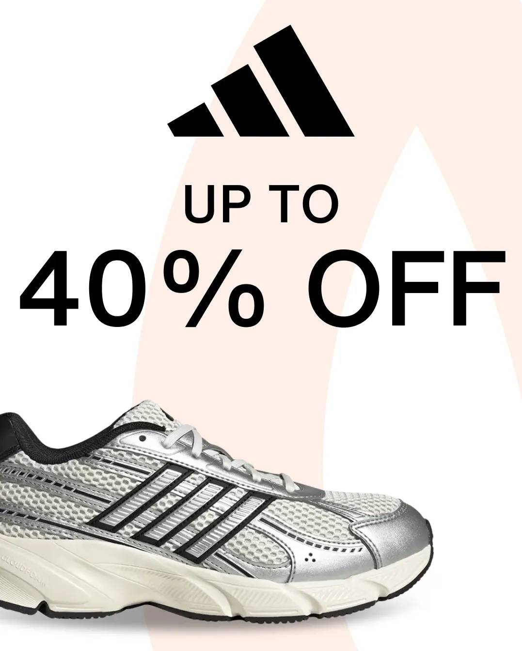 Shop up to 40% off adidas