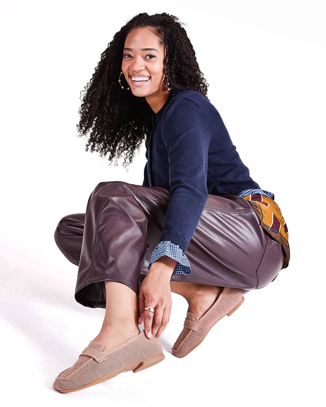 Shop loafers | a woman wearing loafers