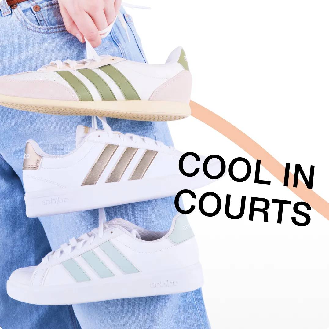 Shop court shoes || 3 different court shoes by adidas
