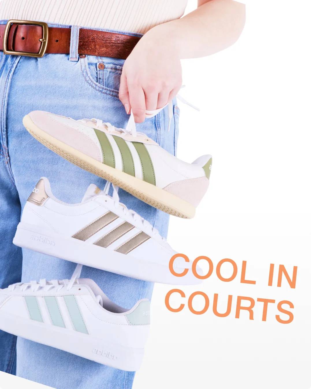 Shop court shoes || 3 different court shoes by adidas