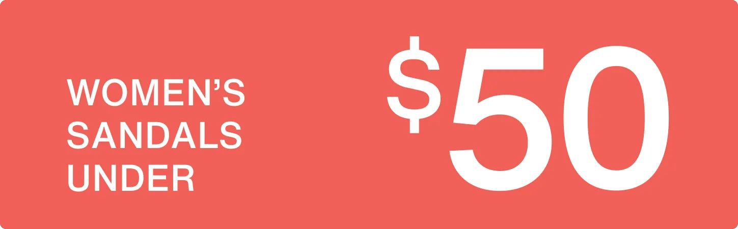 Women's Sandals Under $50
