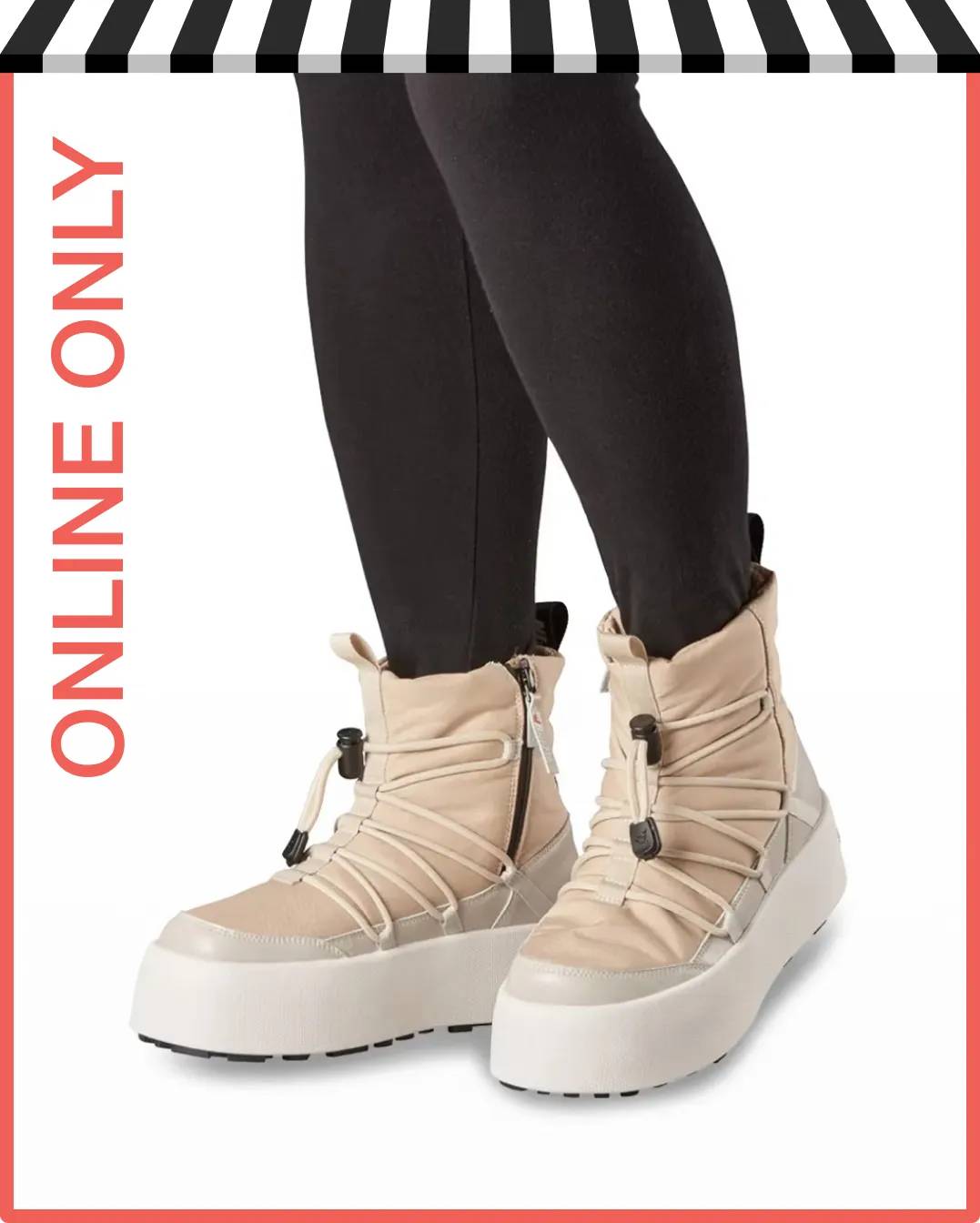 Pair of tan boots