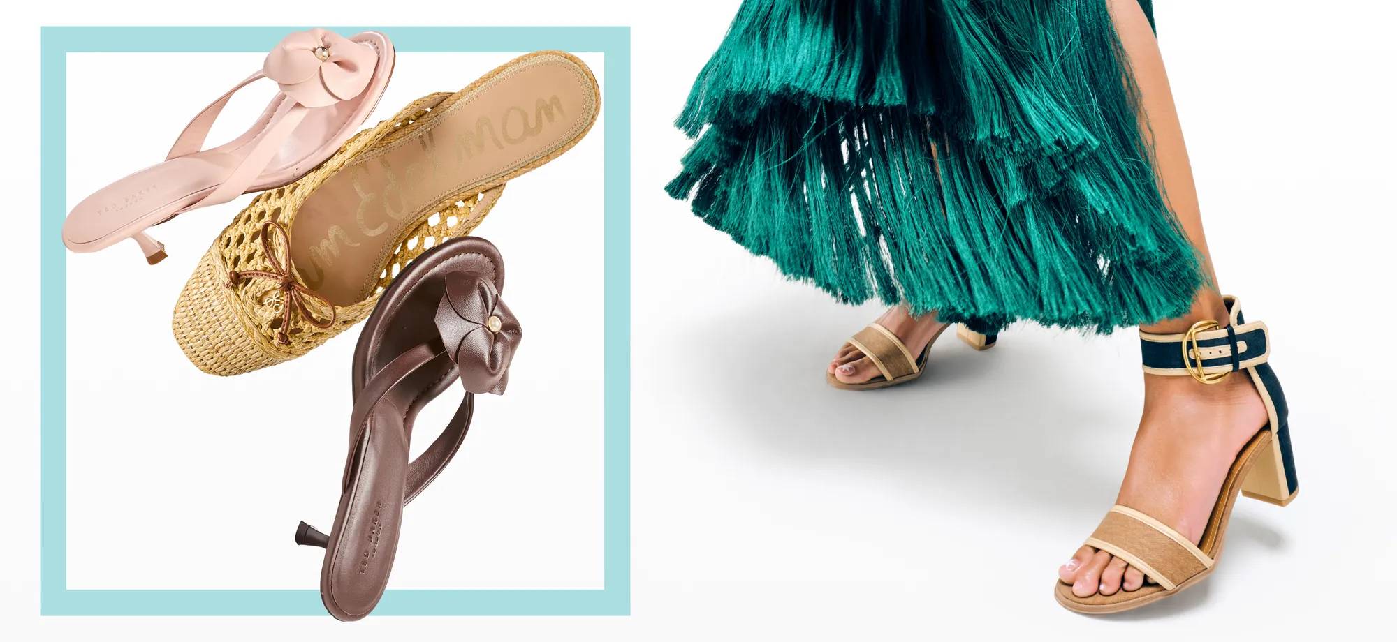 summer luxe dress sandals