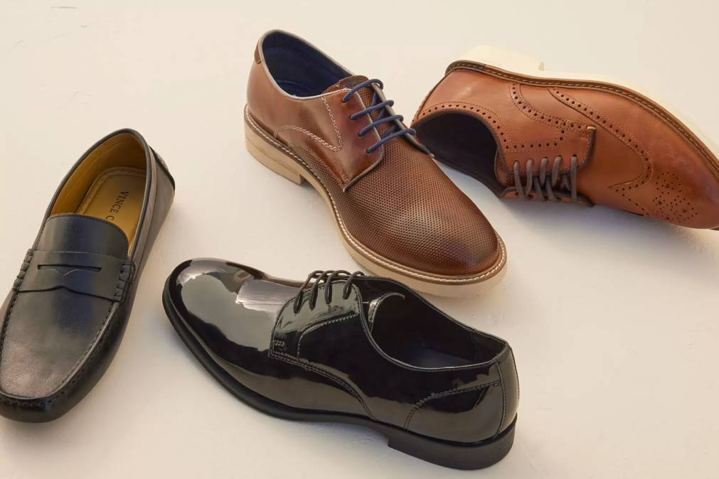 Featuring various men's dress shoes
