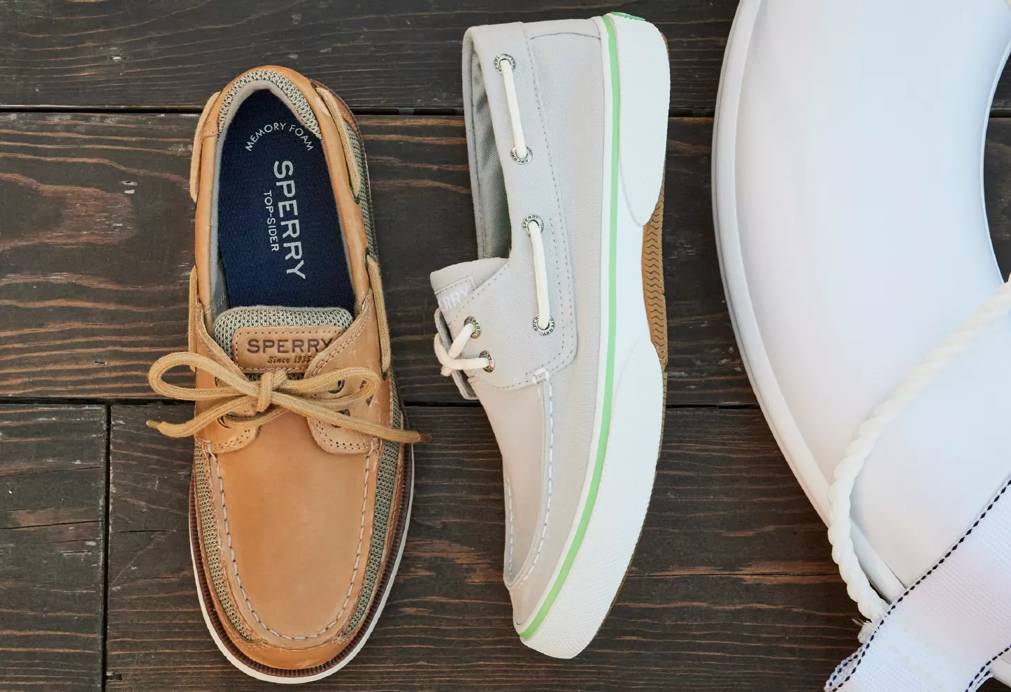 Featuring men's boat shoes.