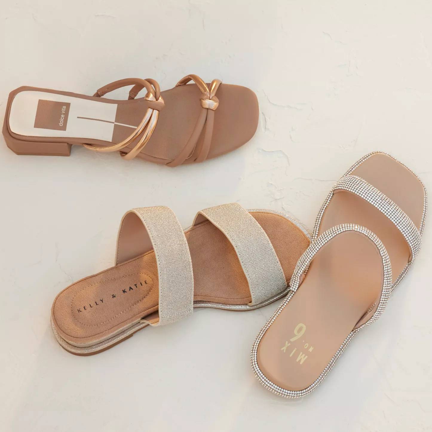 Featuring women's slides.