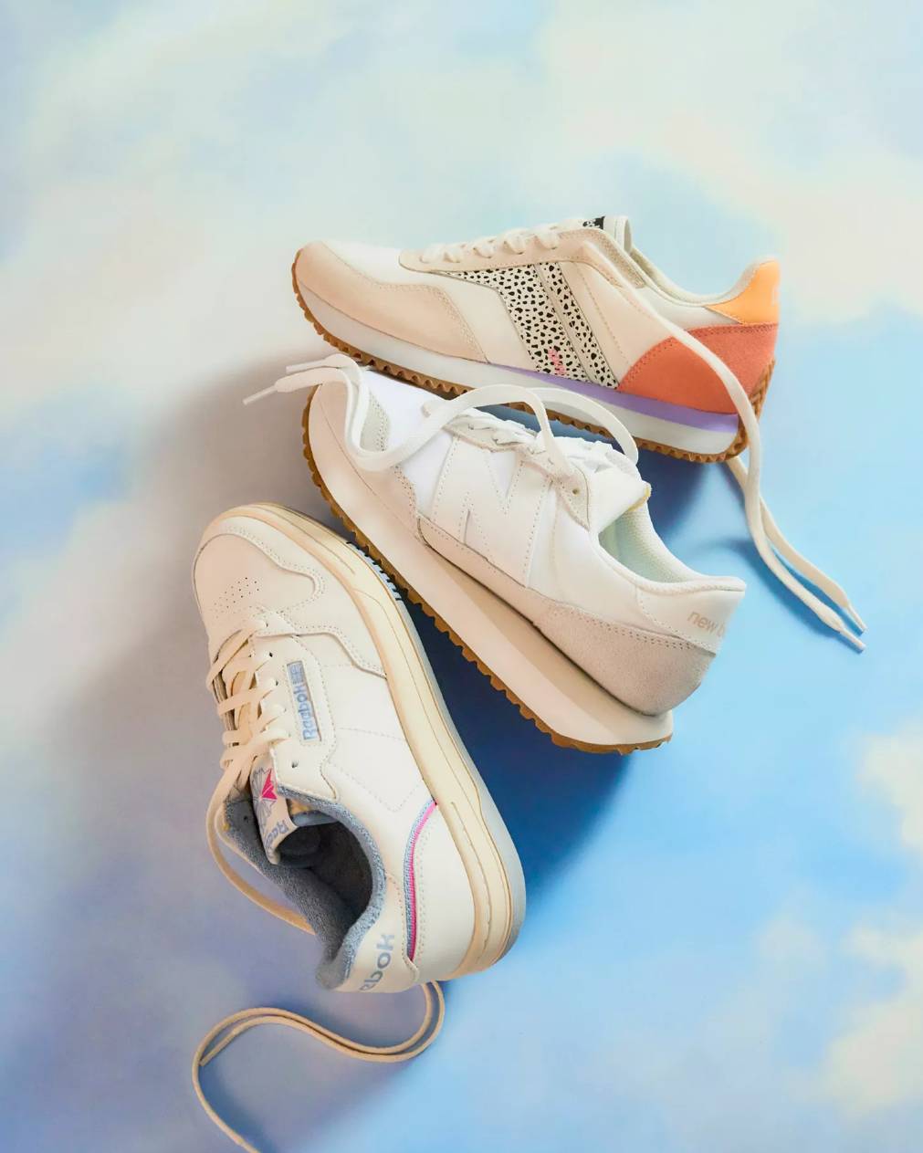 An assortment of retro sneakers