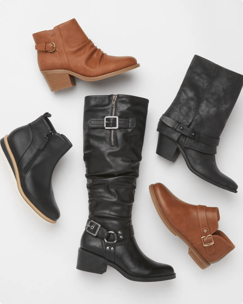 Click to learn more about Boots versus ankle booties.