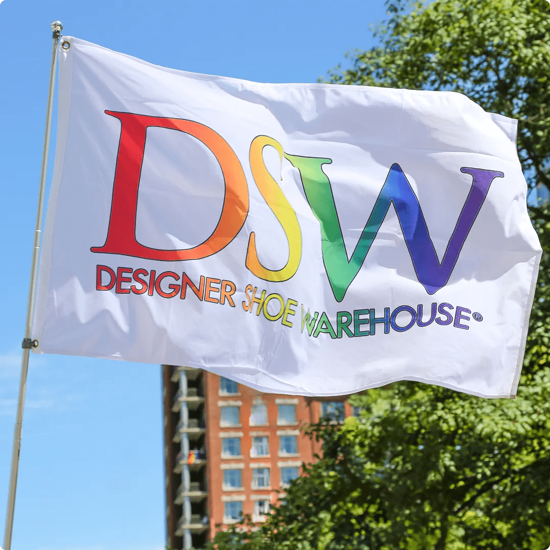 Making a donation. Through the DSW Foundation, we will be donating to Gay For Good.