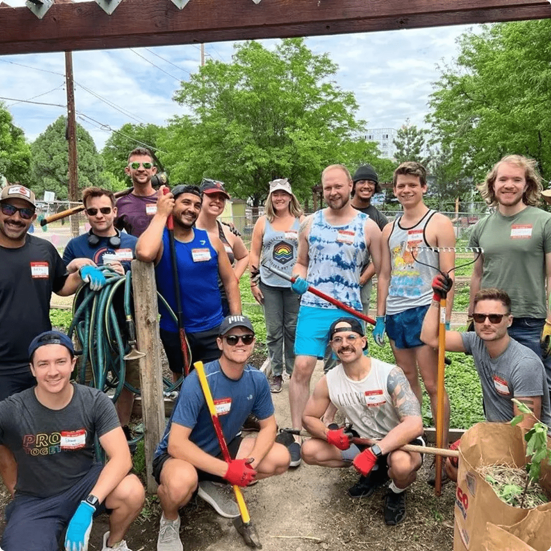 Creating Volunteer Opportunities. Our associates will have the chance to volunteer with Gay For Good across the country, throughout the year.