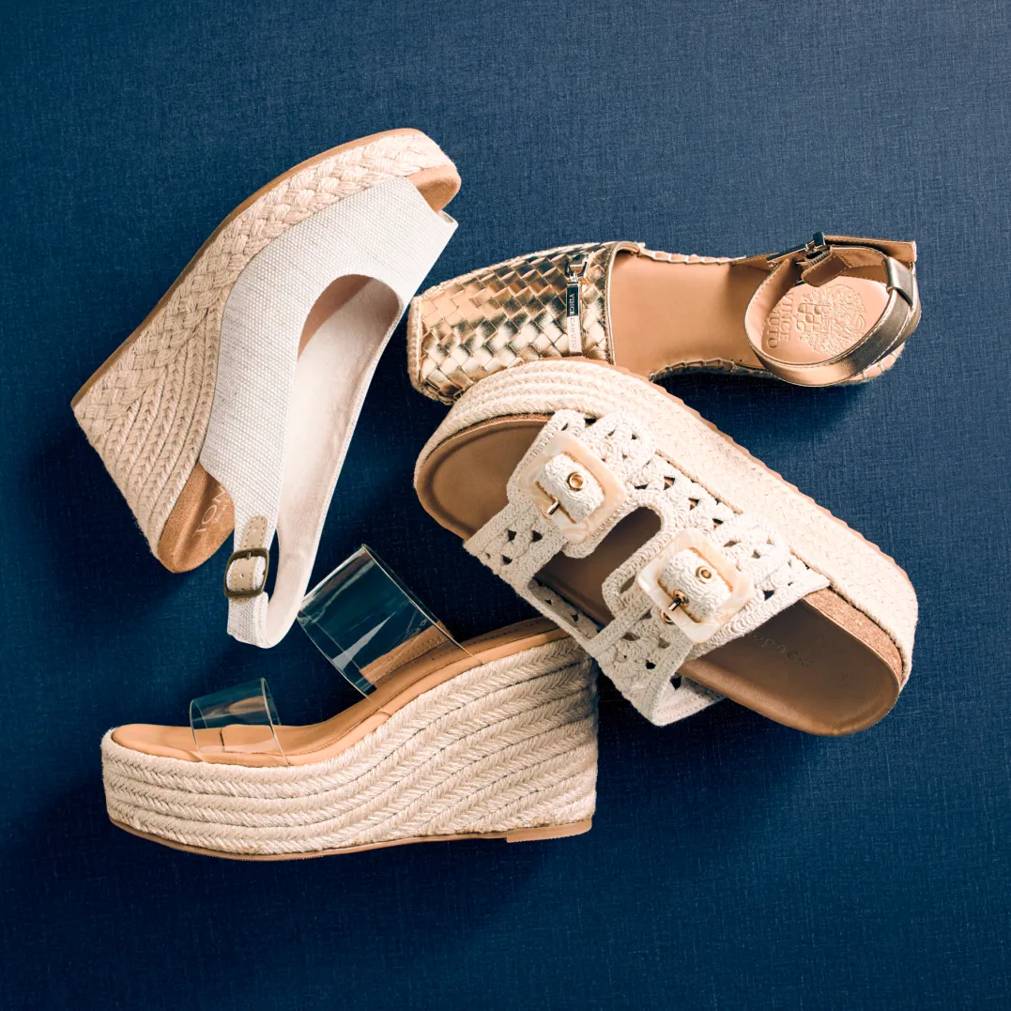 Shop our collection of natural material sandals.