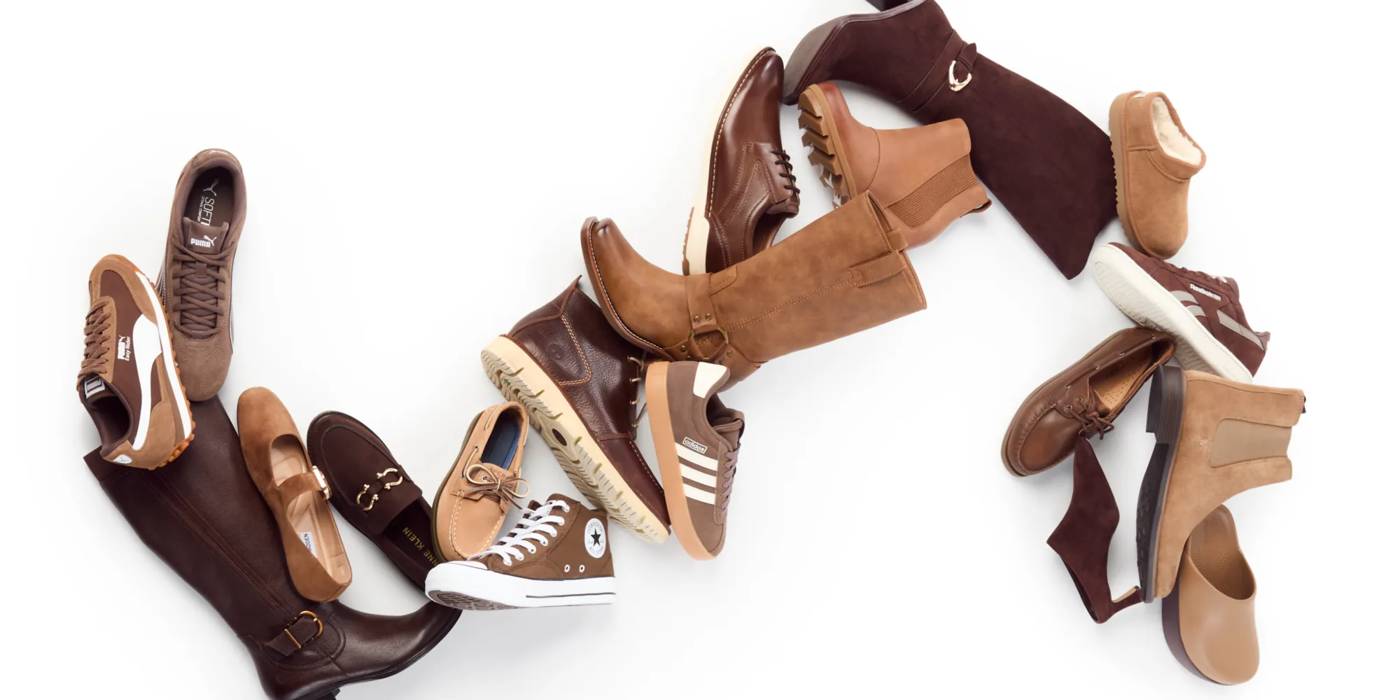 Assortment of brown shoes for fall. Click to see more.