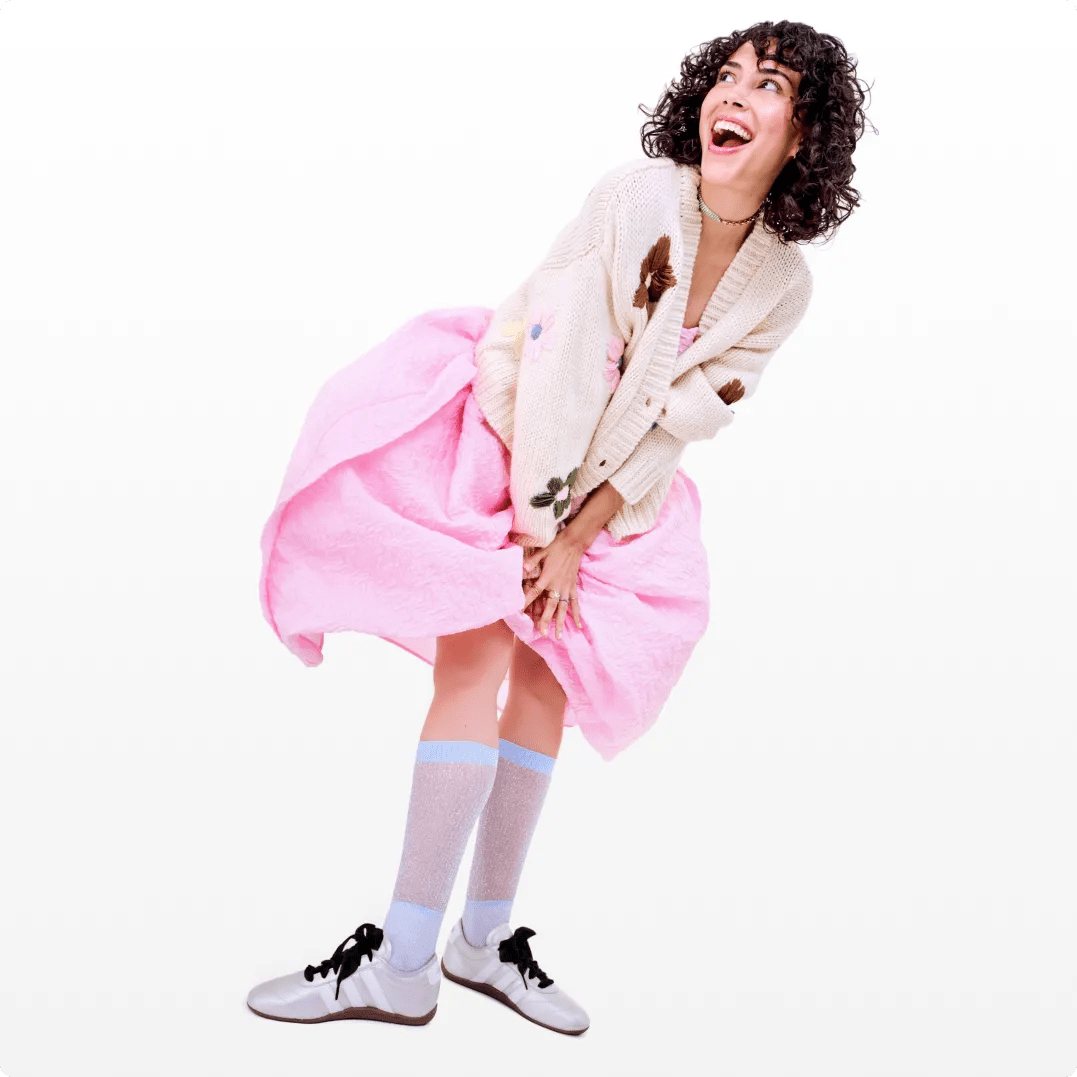 Click to read about How to Wear Sneakers with Dresses