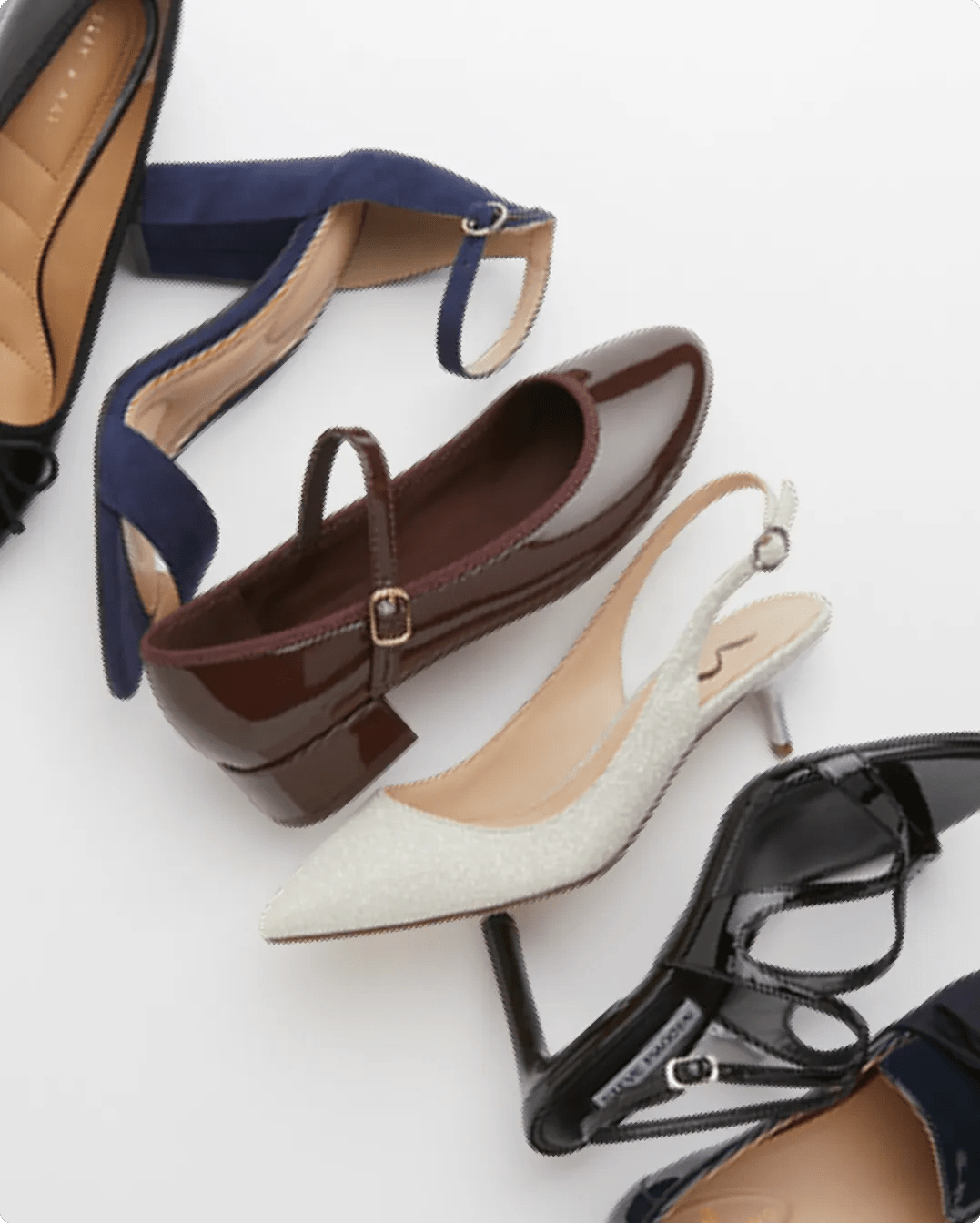 Featuring an assortment of women's heels.