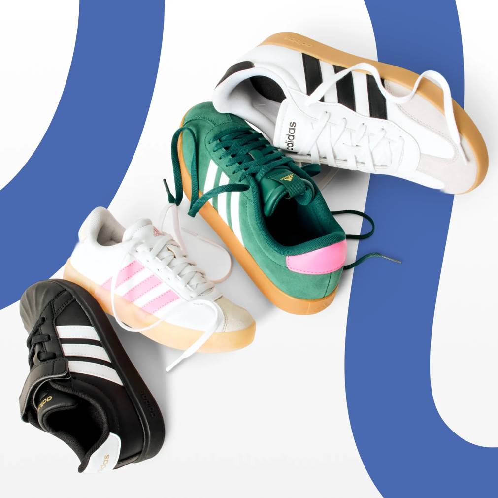 Featuring a variety of adidas sneakers