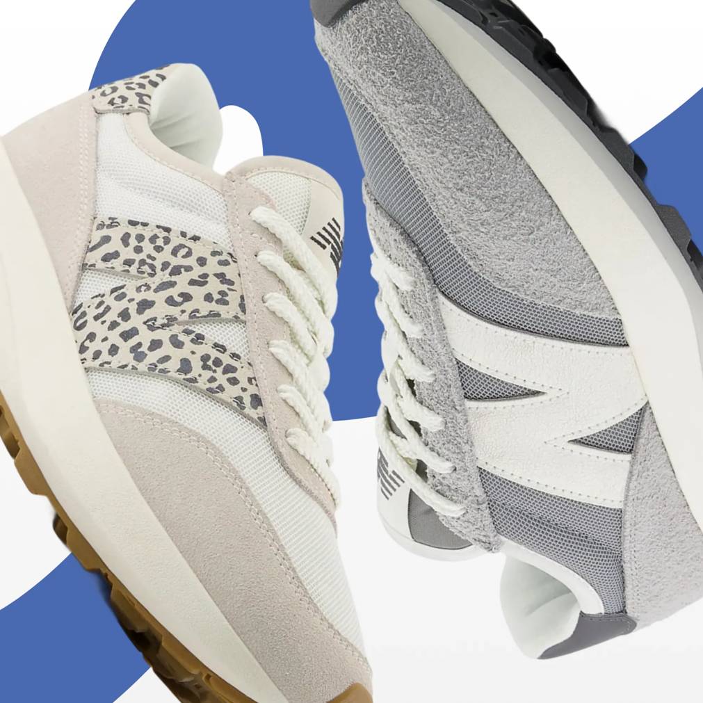 Featuring a women's New Balance Sneaker.