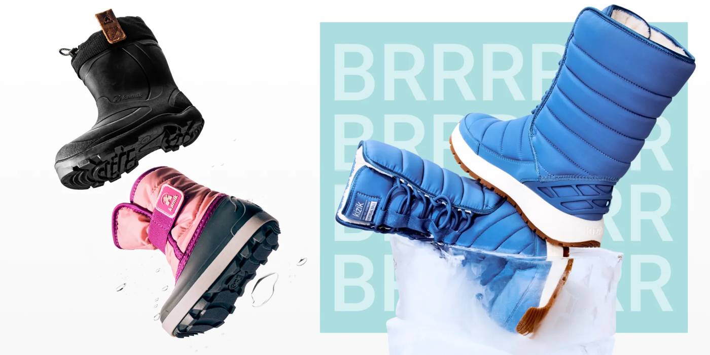 Featuring a variety of snow boots