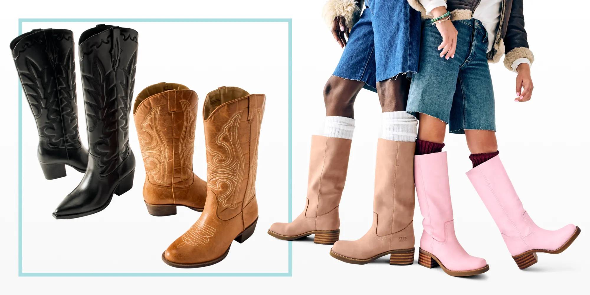Featuring a variety of tall boots