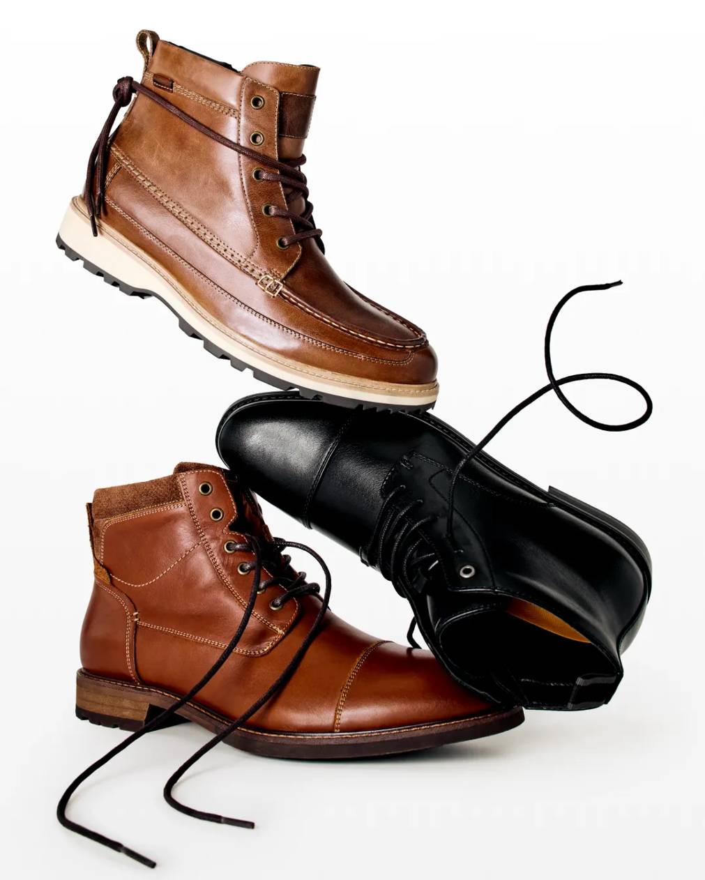 Click to shop men's lace up boots at DSW Designer Shoe Warehouse.
