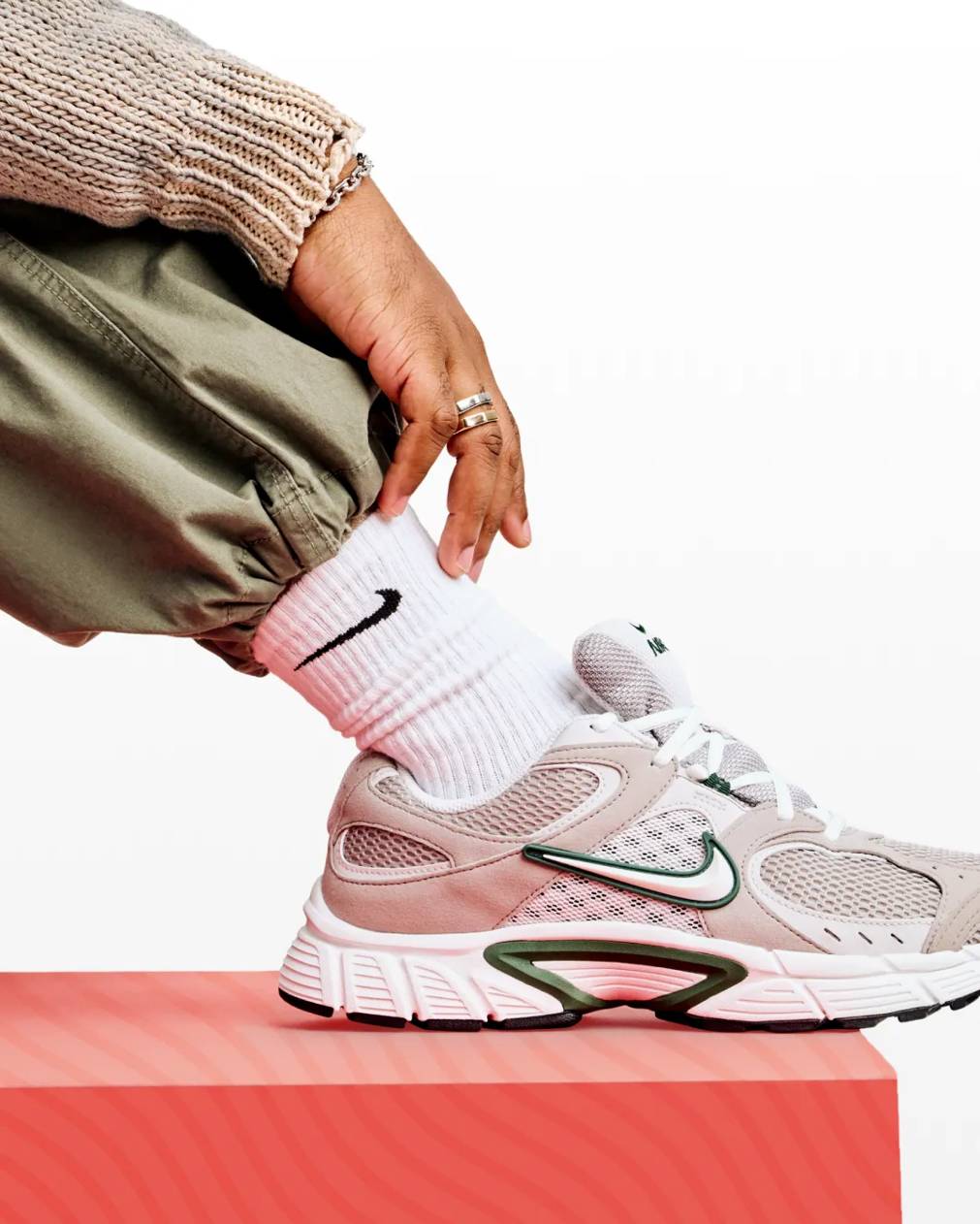 Click to shop women's athletic socks at DSW Designer Shoe Warehouse.