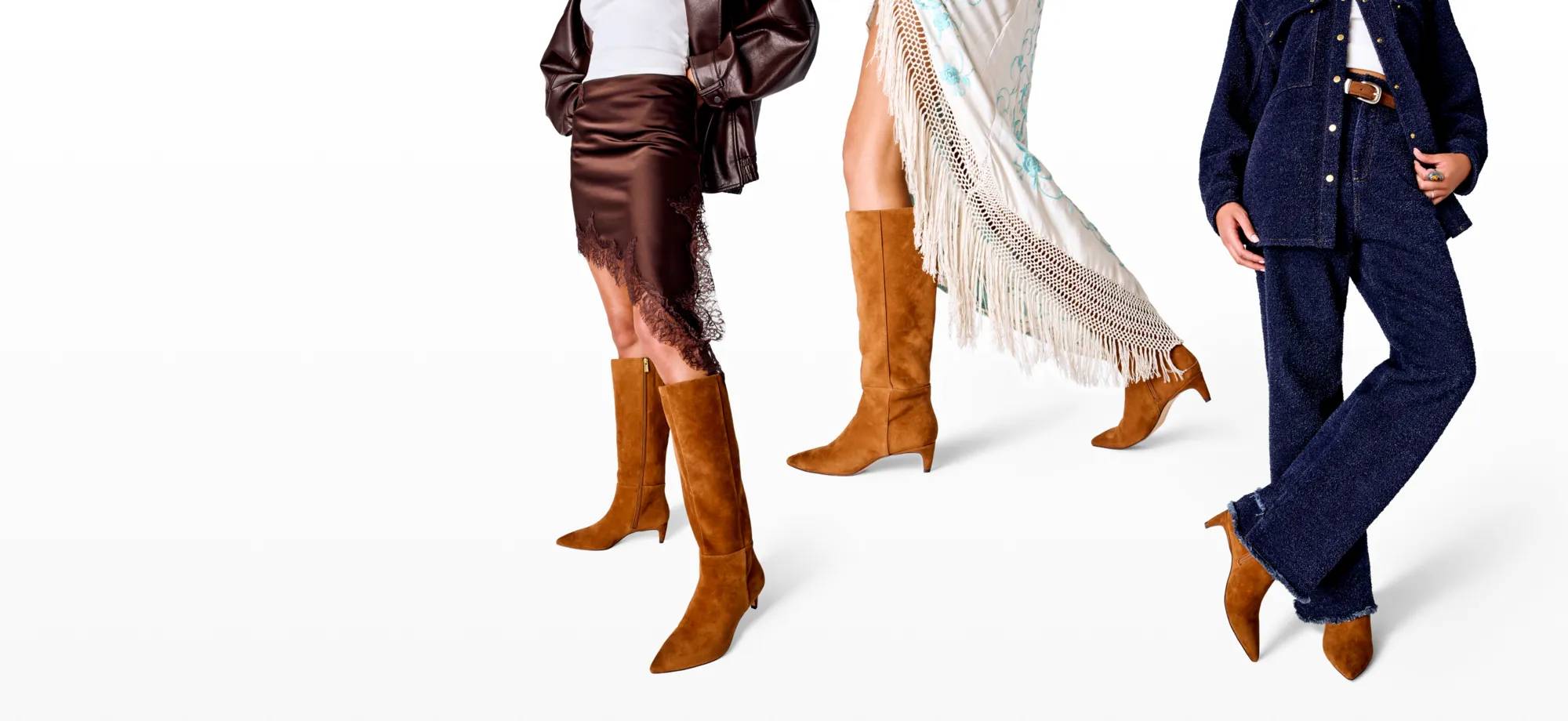 An assortment of women's boots for any occasion and any foot type.