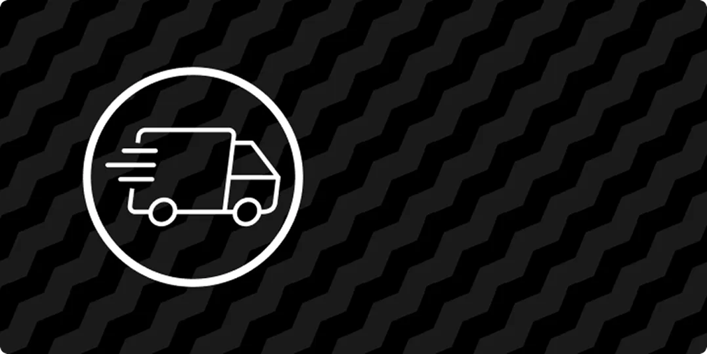 Featuring a truck icon.