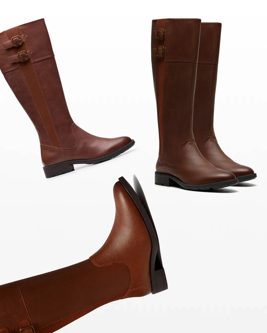 click to shop women's leather boots