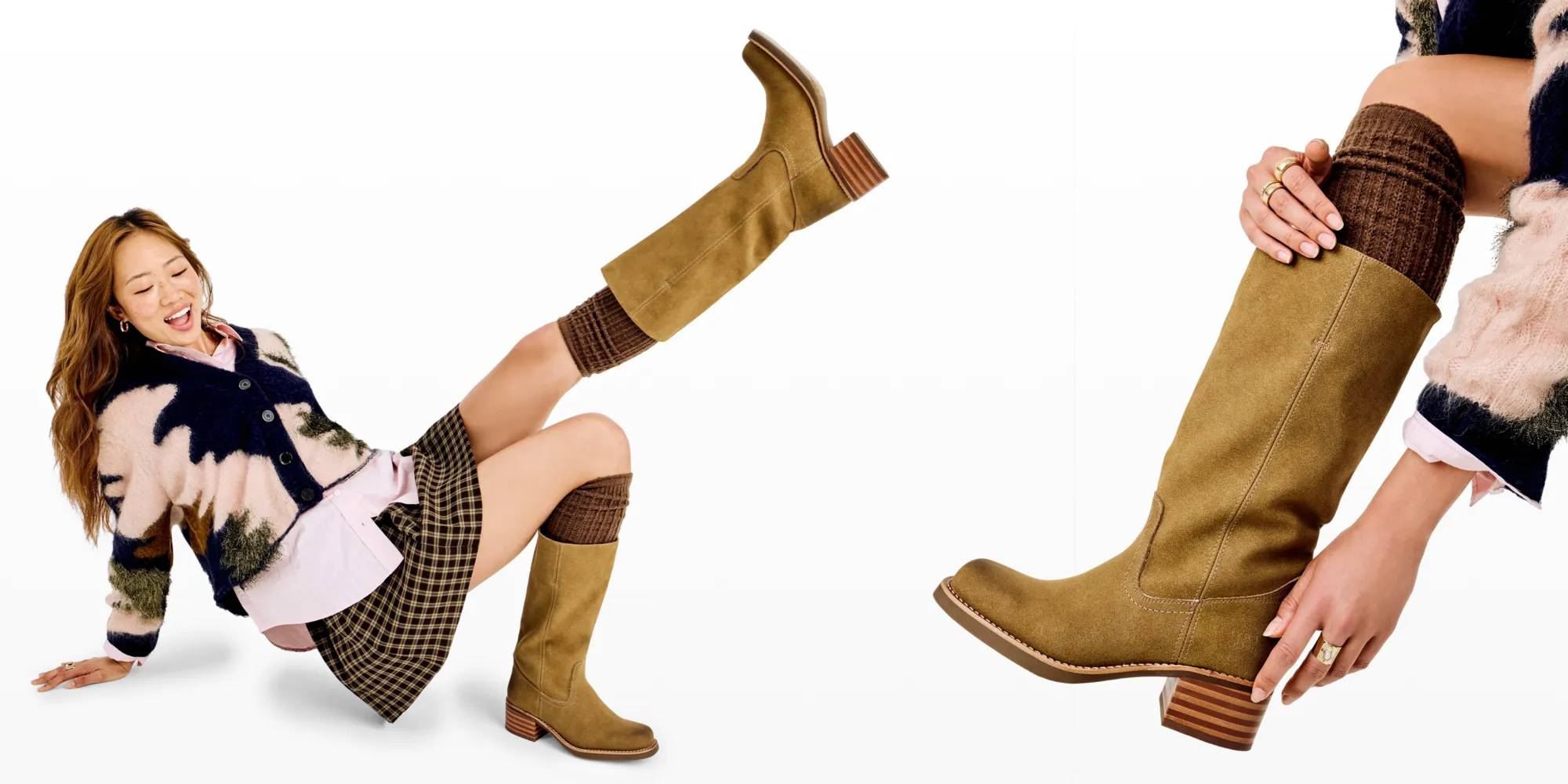 Featuring a person wearing the Fry & Co. Miranda 600456 .