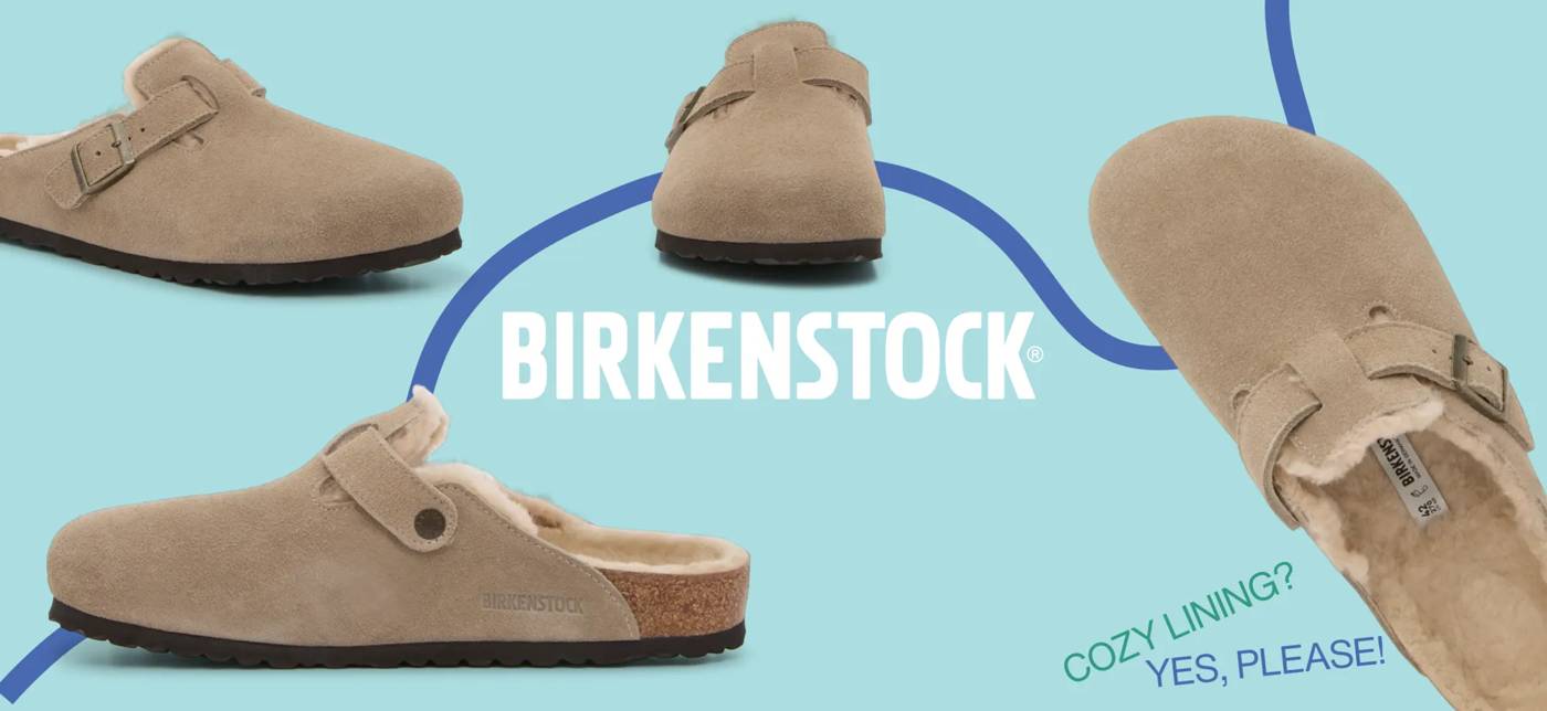 Featuring the fuzzy boston clogs