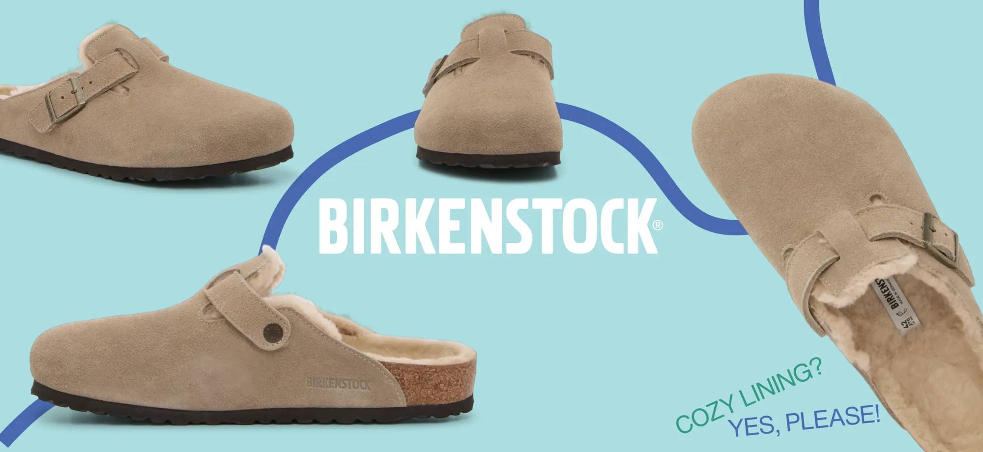 Featuring the fuzzy boston clogs