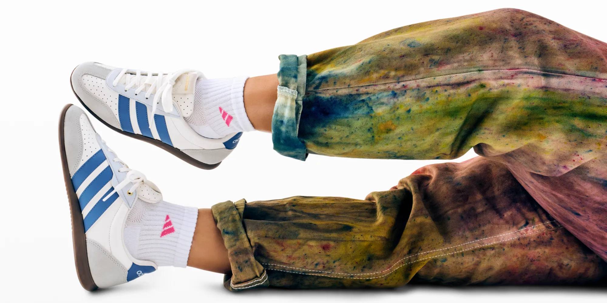 Various women's heels on tile