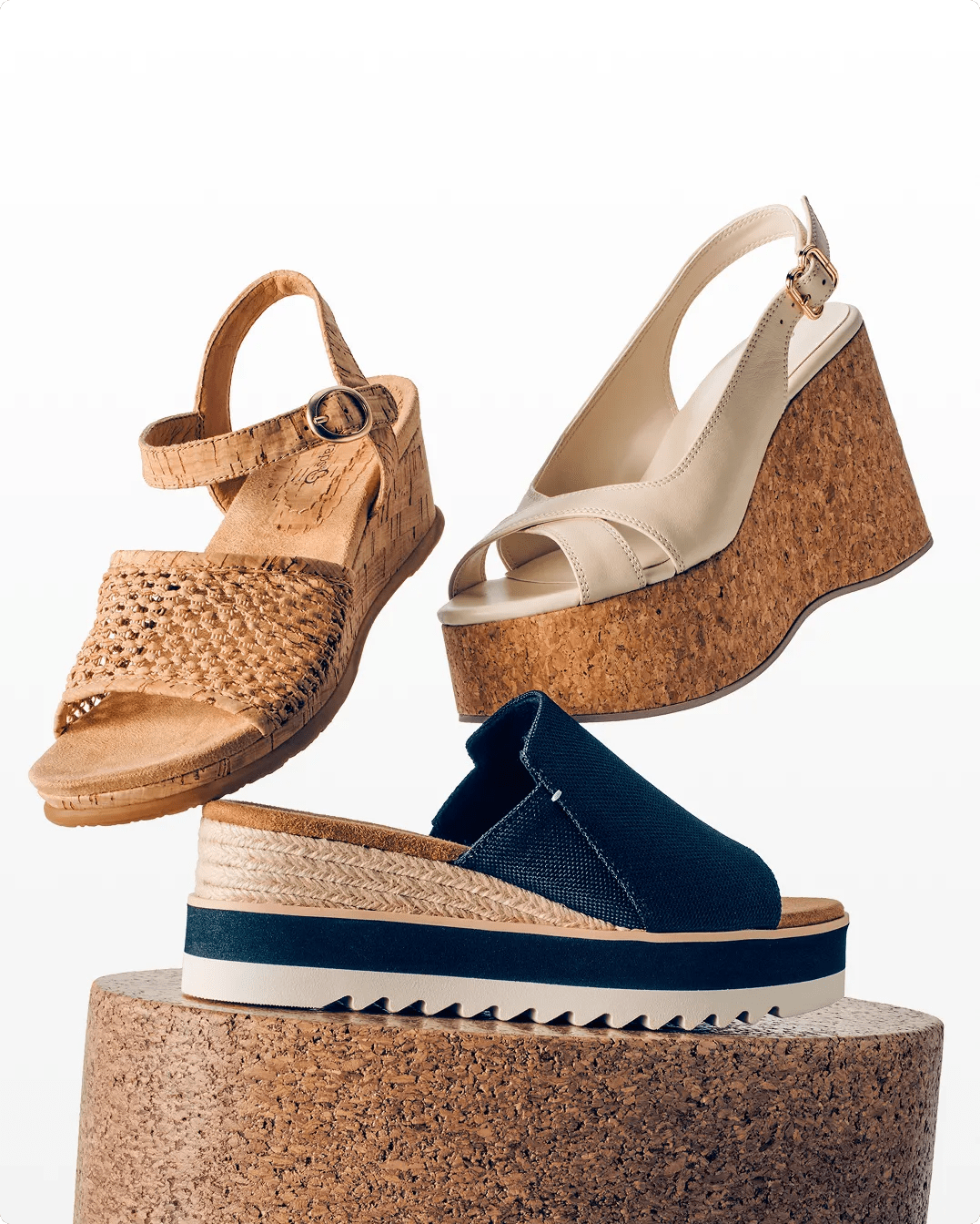 Click to shop women's wedge sandals.