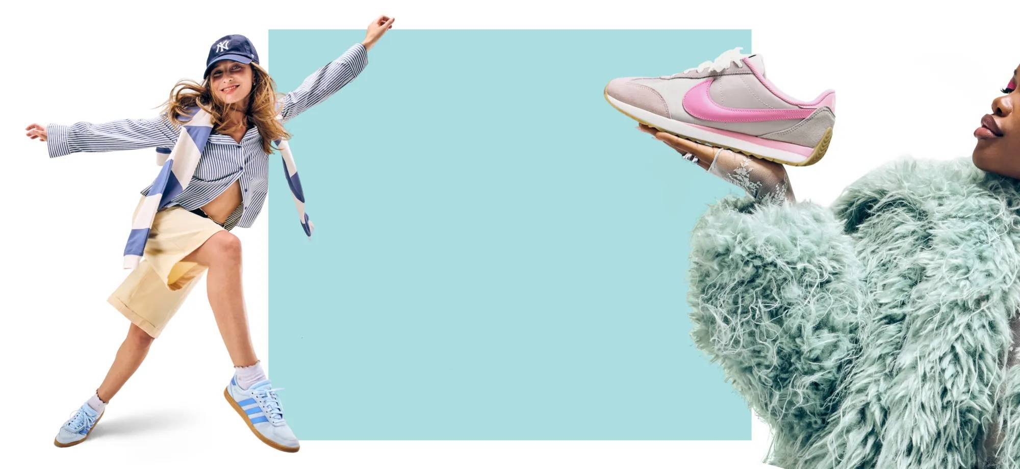 Featuring adidas VL court sneaker and Nike Pacific sneaker.