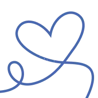 Featuring a blue heart squiggle.