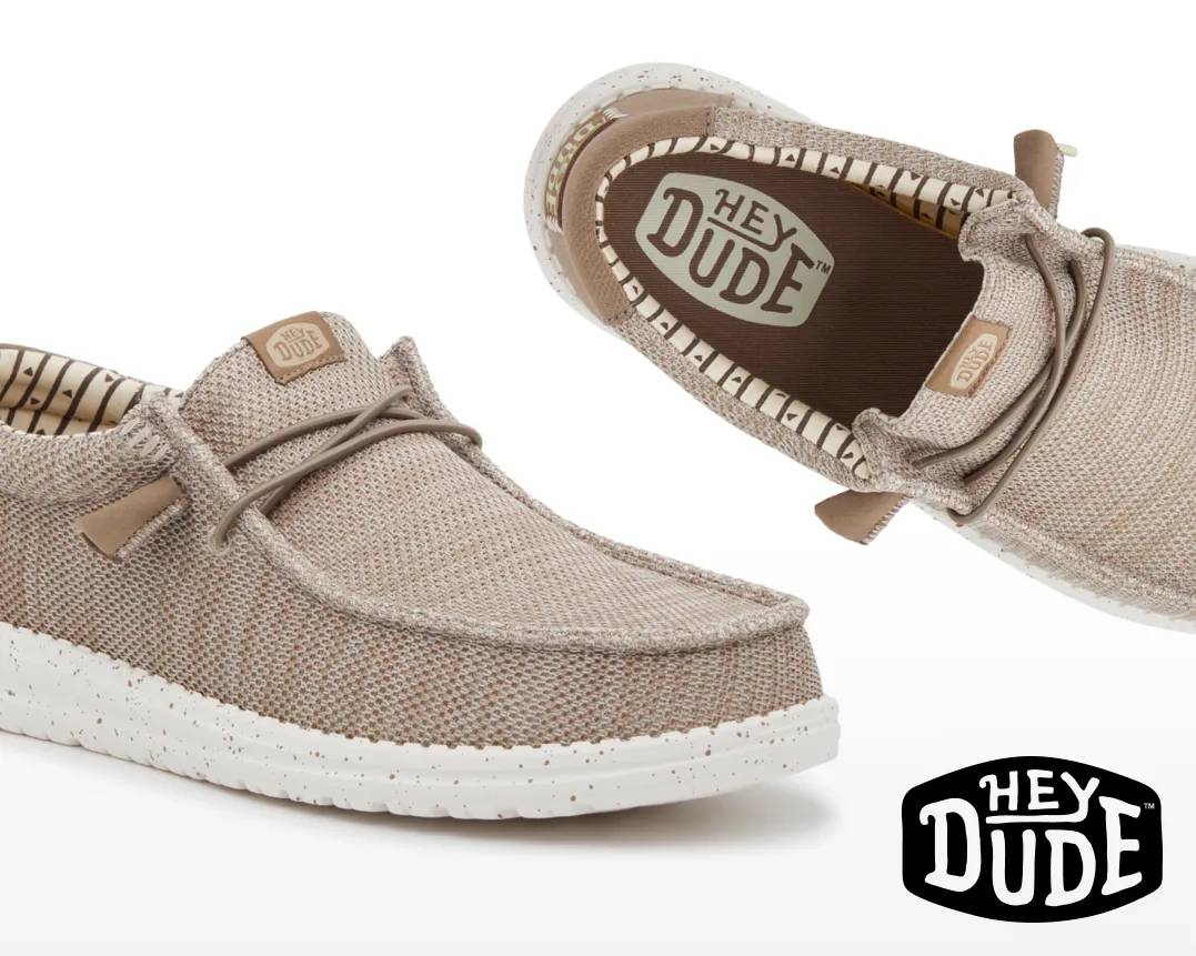 Featuring a slip-on shoe from HEYDUDE.